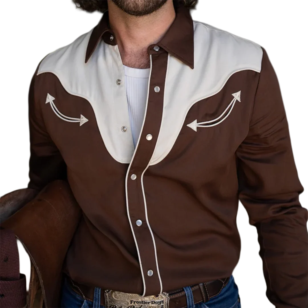 H Bar C Men's San Juan Long Sleeve Snap Shirt - Image 2