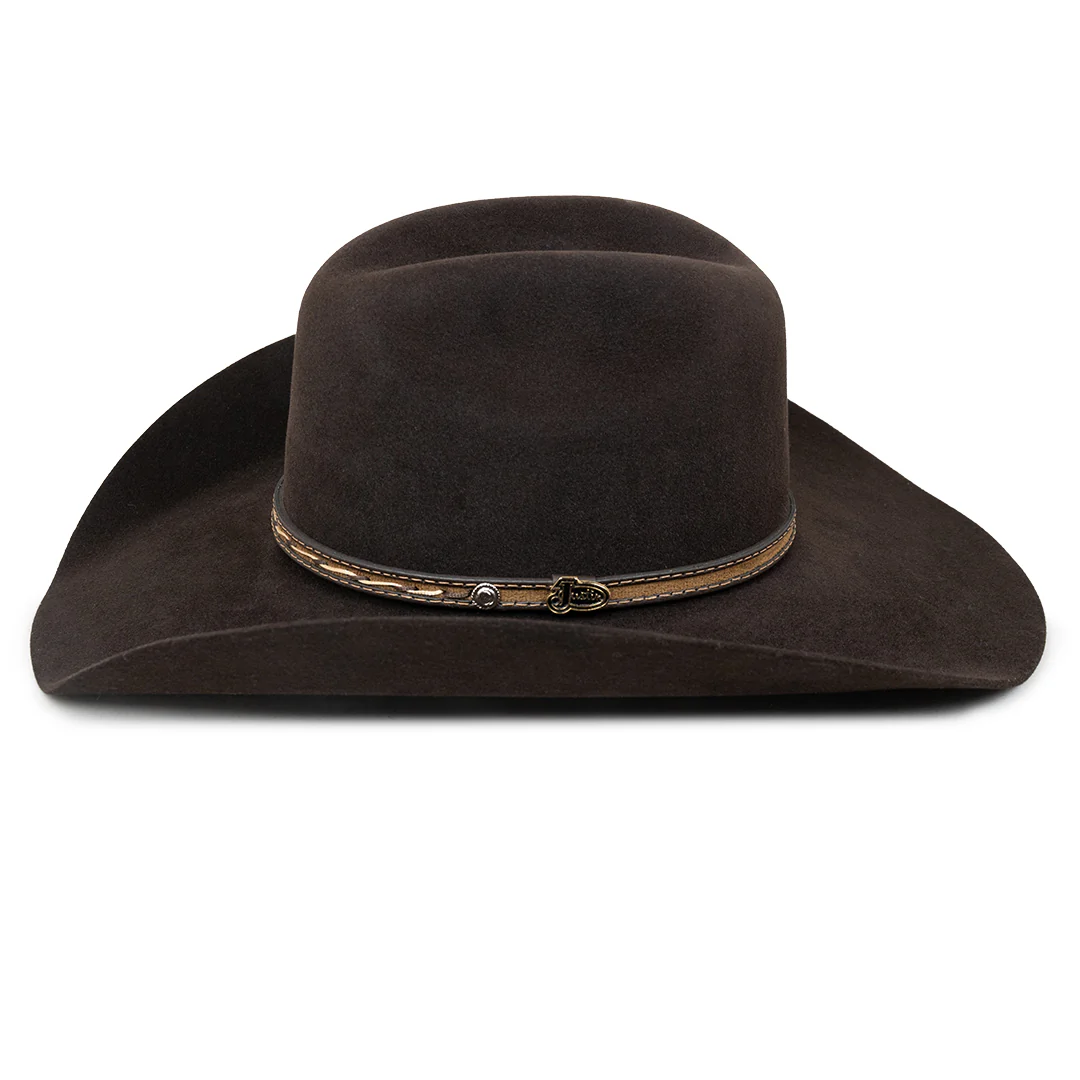 Justin Bent Rail Crowell 6X Fur Felt Cowboy Hat - Image 2