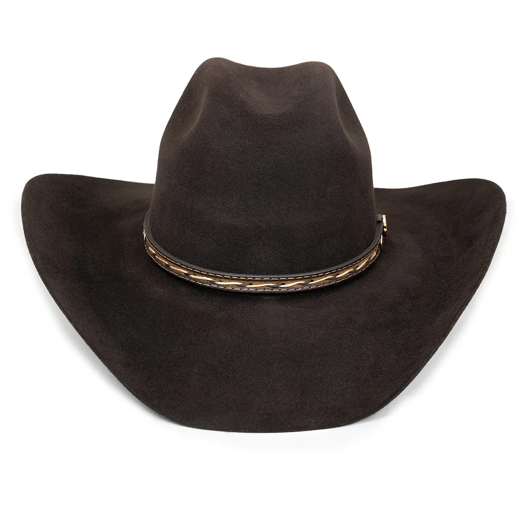 Justin Bent Rail Crowell 6X Fur Felt Cowboy Hat - Image 3