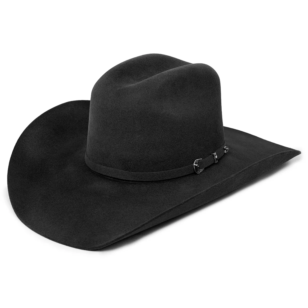 Justin Bent Rail Dylan 6X Fur Felt Cowboy Hat
