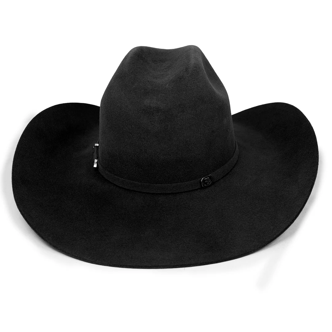Justin Bent Rail Dylan 6X Fur Felt Cowboy Hat - Image 3