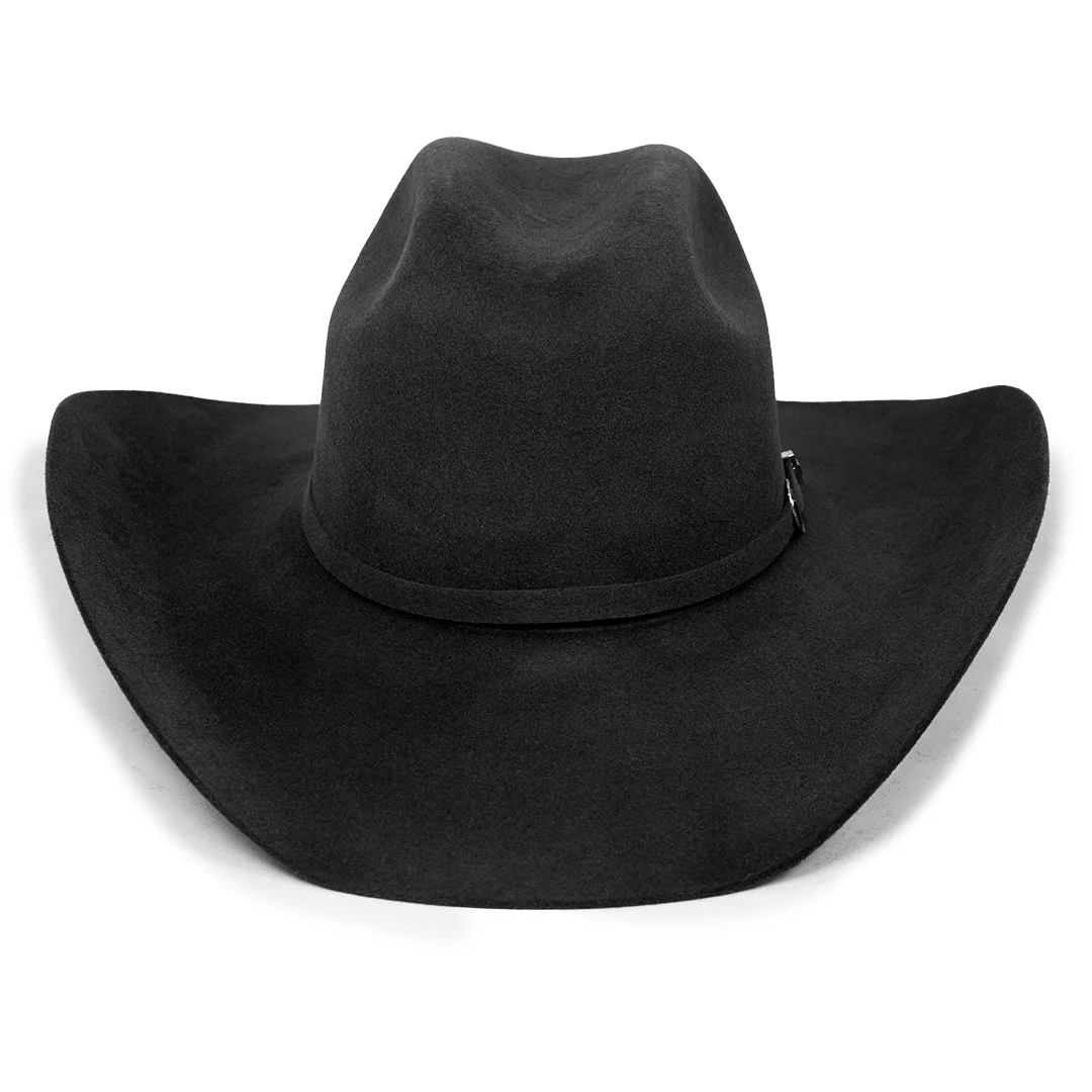 Justin Bent Rail Dylan 6X Fur Felt Cowboy Hat - Image 4