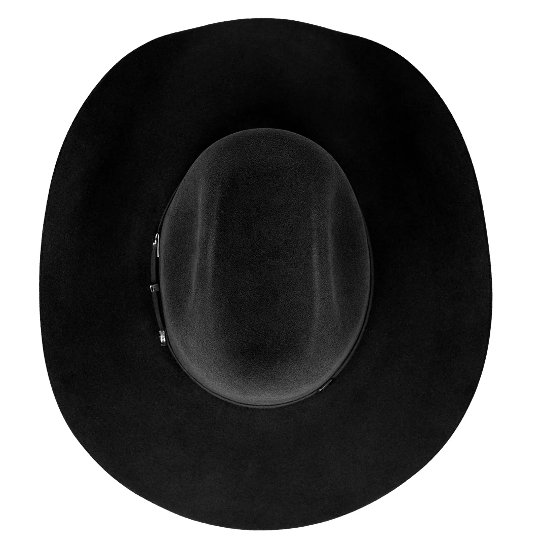 Justin Bent Rail Dylan 6X Fur Felt Cowboy Hat - Image 5
