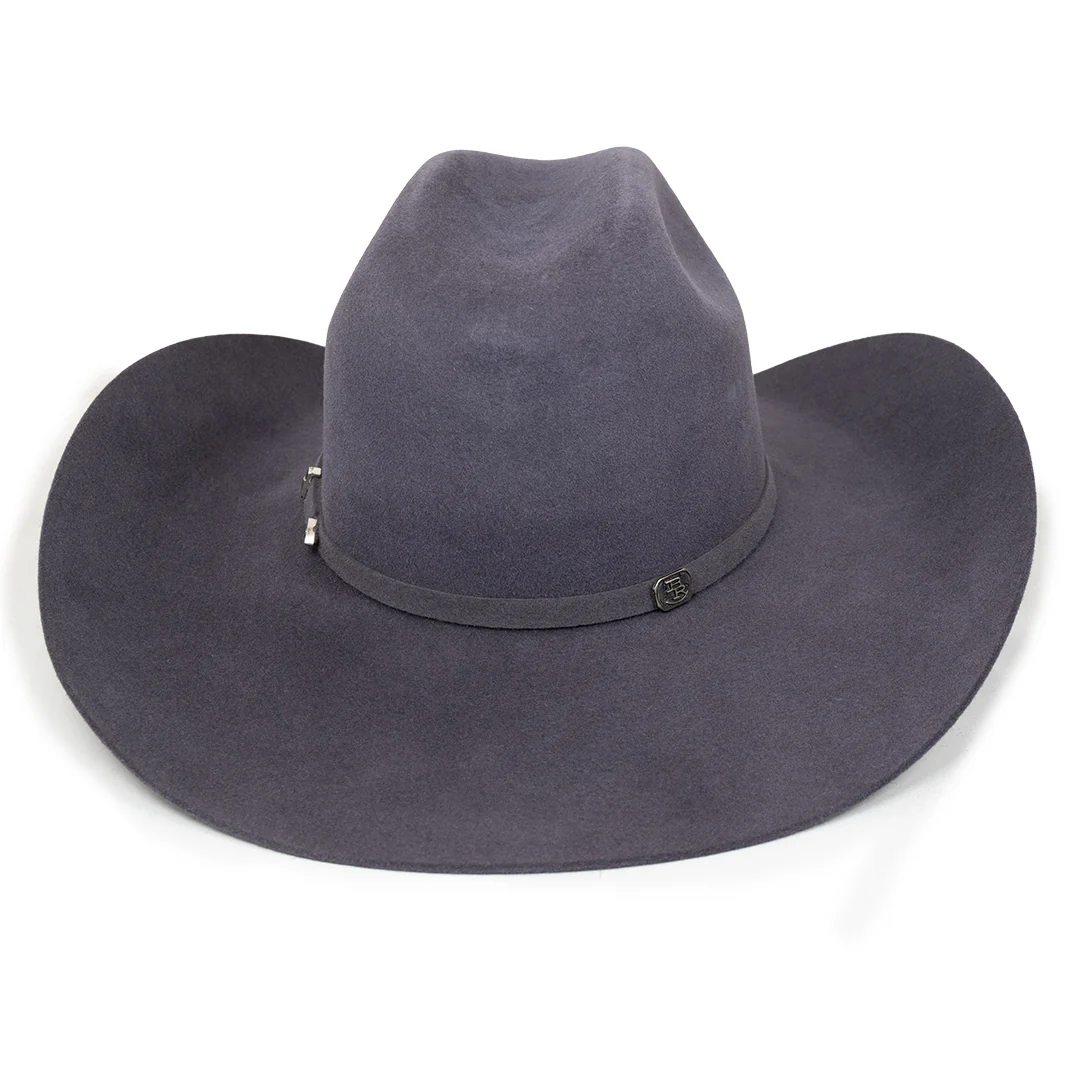 Justin Bent Rail Kermit 6X Fur Felt Cowboy Hat - Image 4
