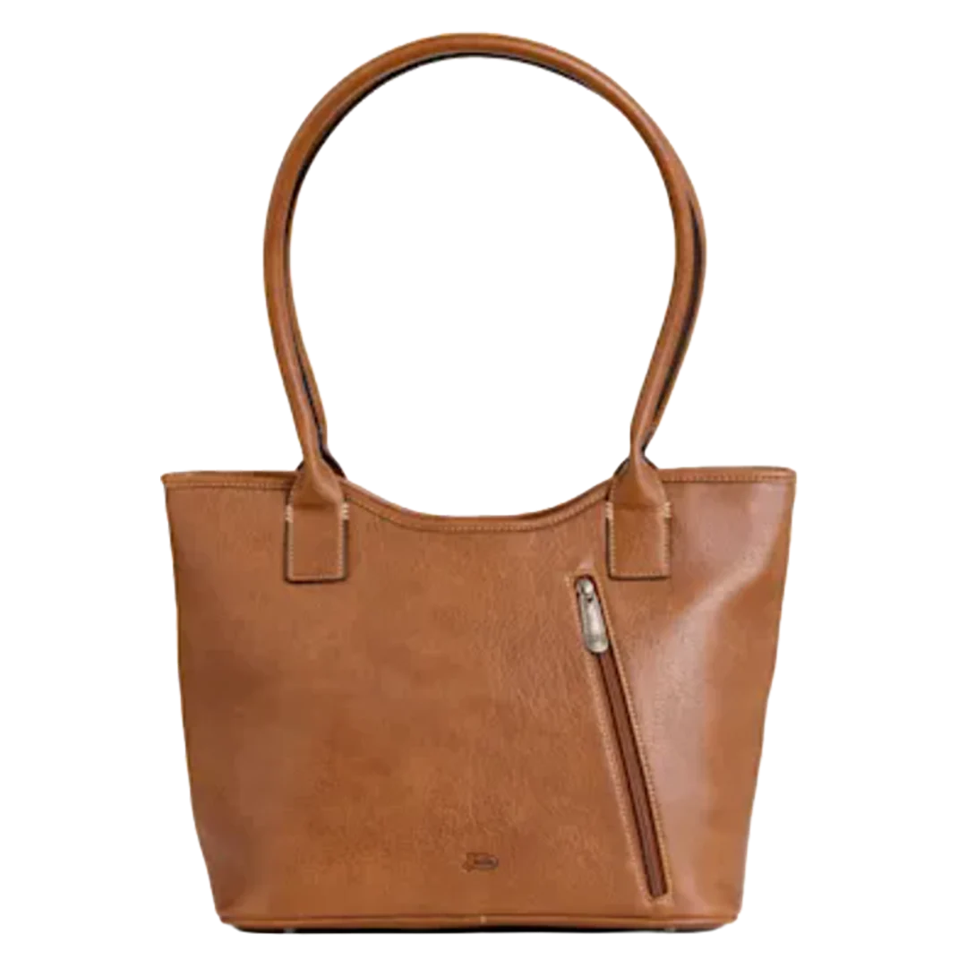 Justin Floral Tooled Tote Bag - Image 2