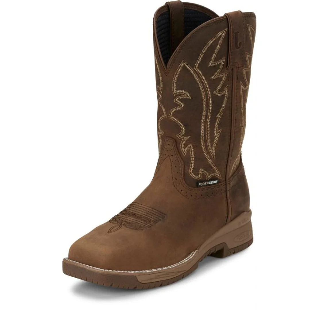 Justin Men's Nitread 11" Waterproof Cowboy Boots