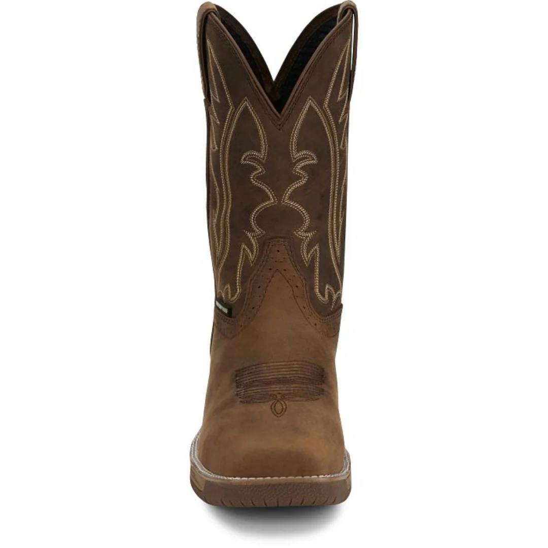 Justin Men's Nitread 11" Waterproof Cowboy Boots - Image 4
