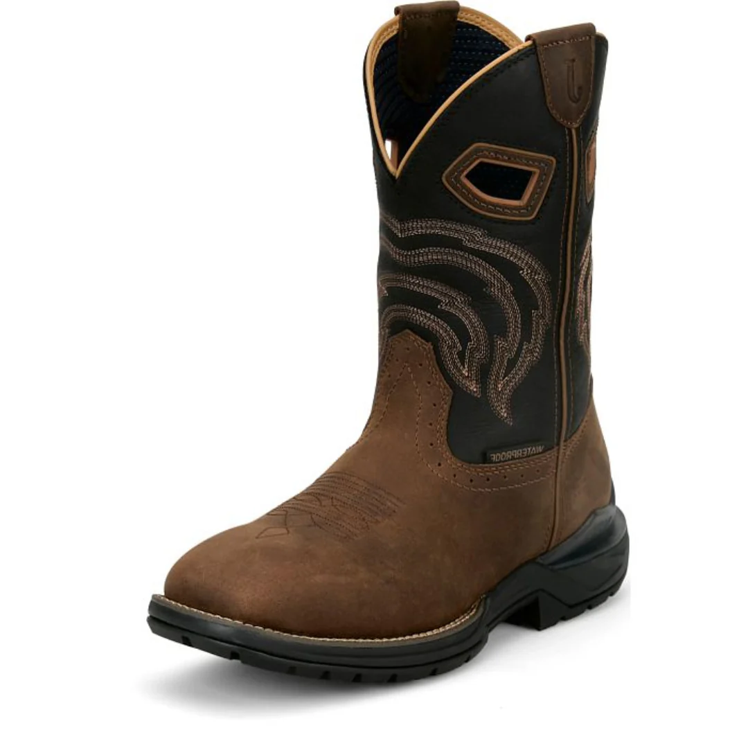 Justin Men's Slickline 11" Nano Comp Waterproof Boots