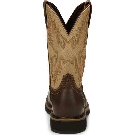 Justin Stampede Men's Superintendent Cowboy Boots - Image 4