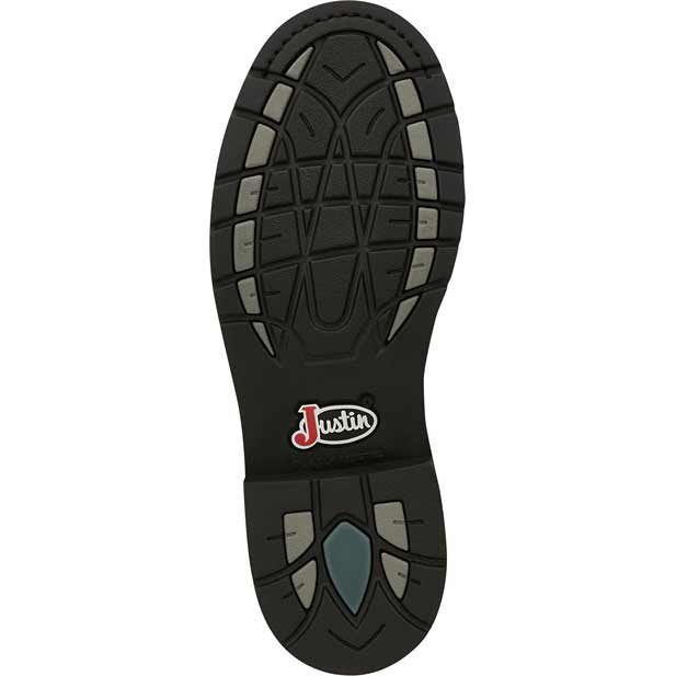 Justin Stampede Men's Superintendent Cowboy Boots - Image 6