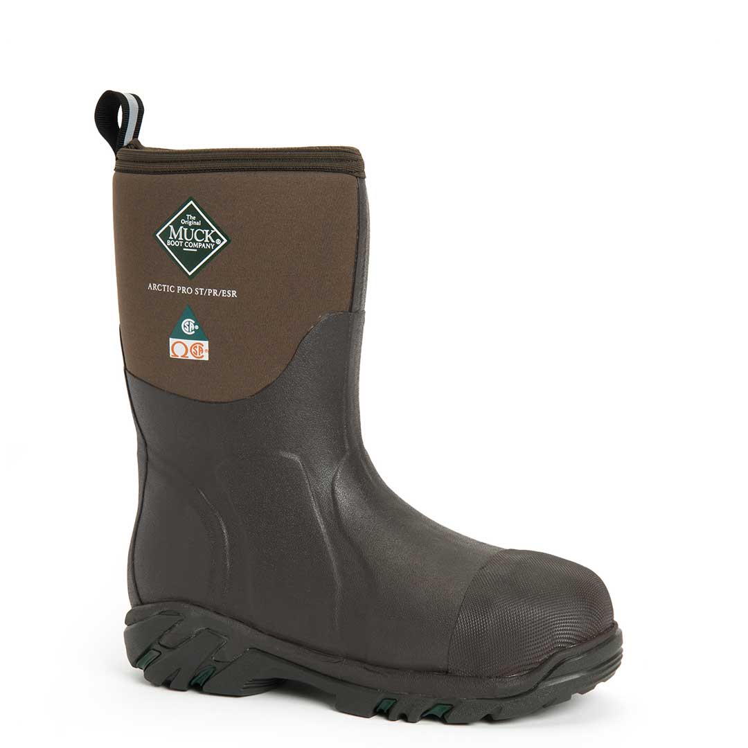 Muck Boot Co. Men's Arctic Pro Mid CSA Steel Toe Winter Work Boots - Image 3
