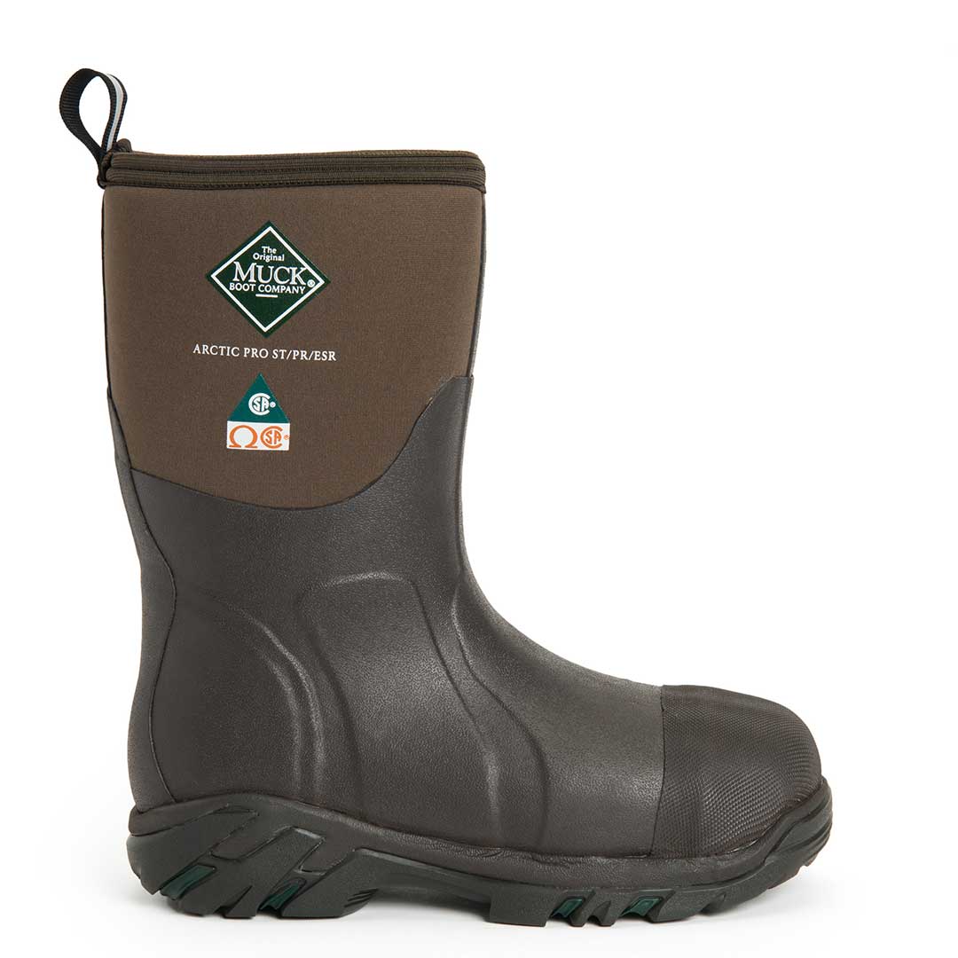 Muck Boot Co. Men's Arctic Pro Mid CSA Steel Toe Winter Work Boots - Image 6
