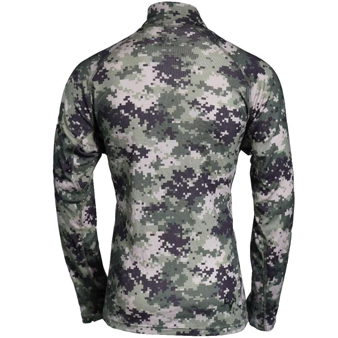 Off The Grid Men's Merino 1/4 Zip Base Layer - Image 2