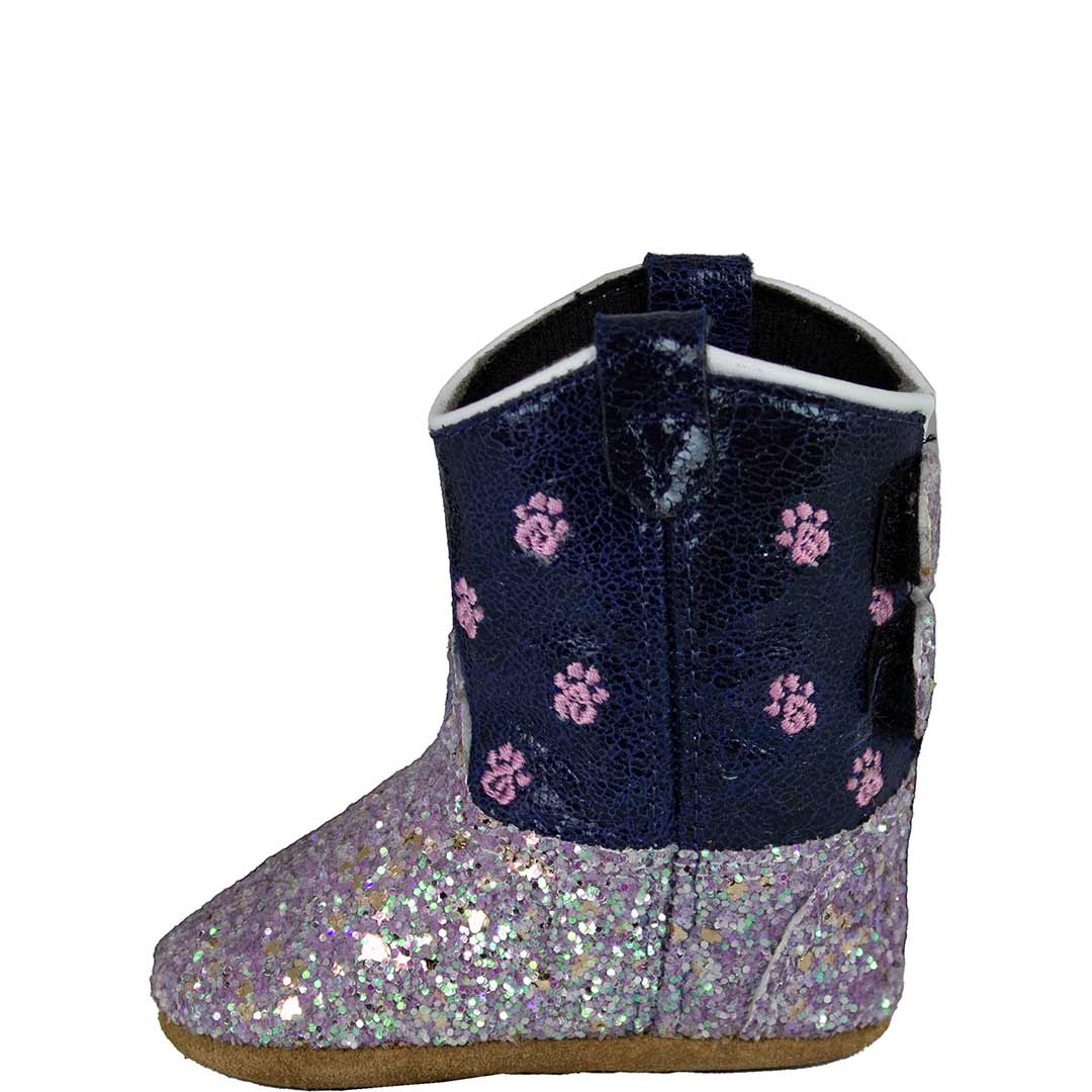 Old West Baby Girls' Glitter Paws Poppet Cowgirl Boots - Image 2