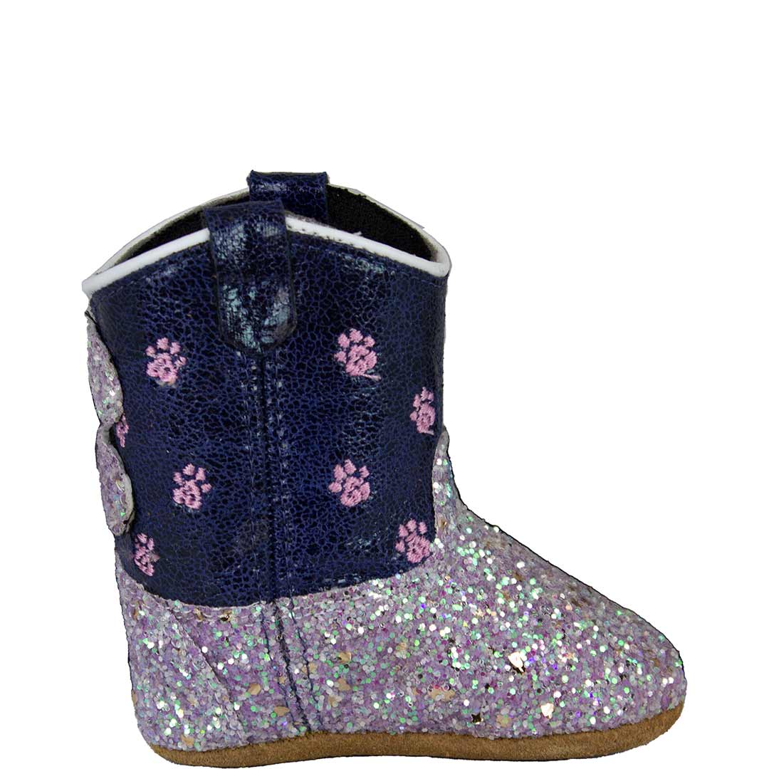 Old West Baby Girls' Glitter Paws Poppet Cowgirl Boots - Image 3