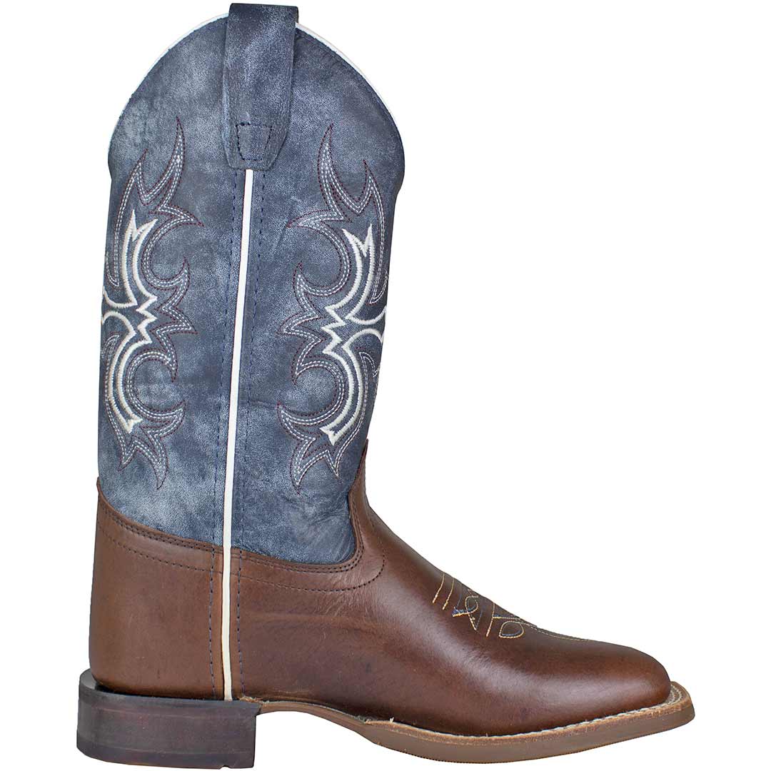 Old West Boys' Square Toe Cowboy Boots - Image 4