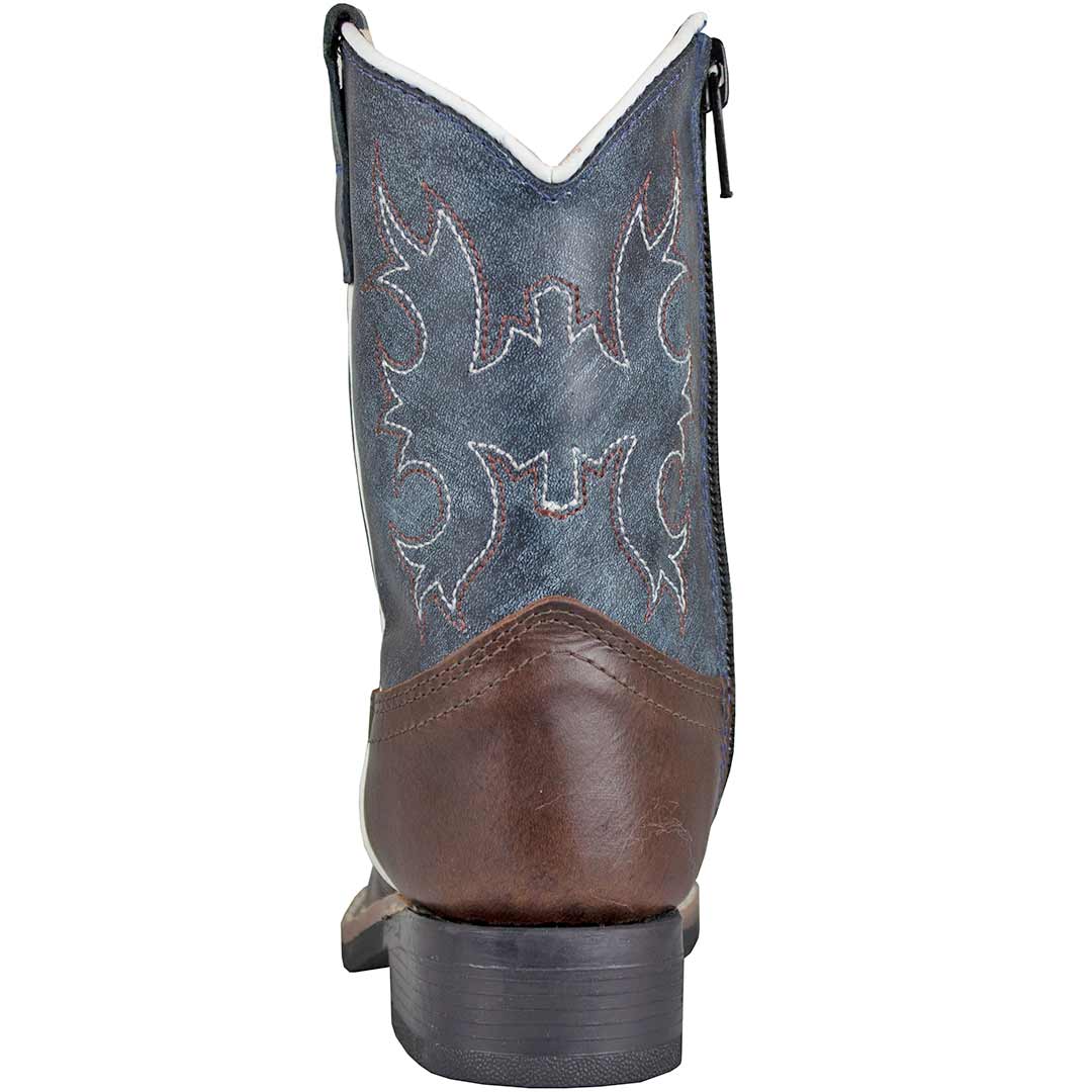 Old West Toddler Boys' Square Toe Cowboy Boots - Image 5