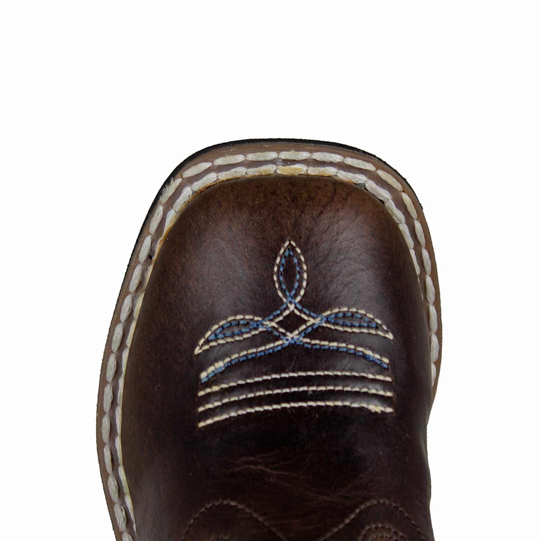 Old West Toddler Boys' Square Toe Cowboy Boots - Image 7