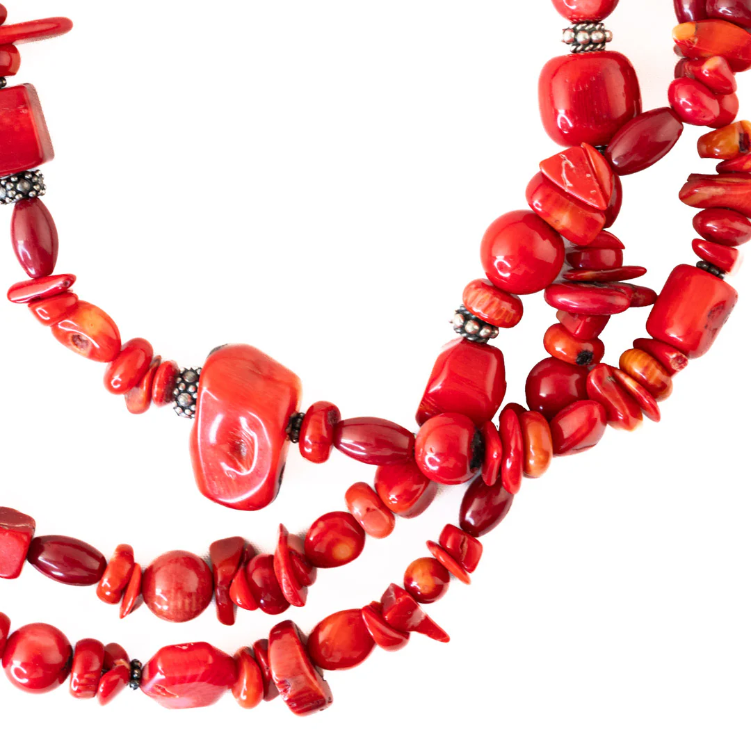 Paige Wallace 3 Strand Bead Necklace - Image 2