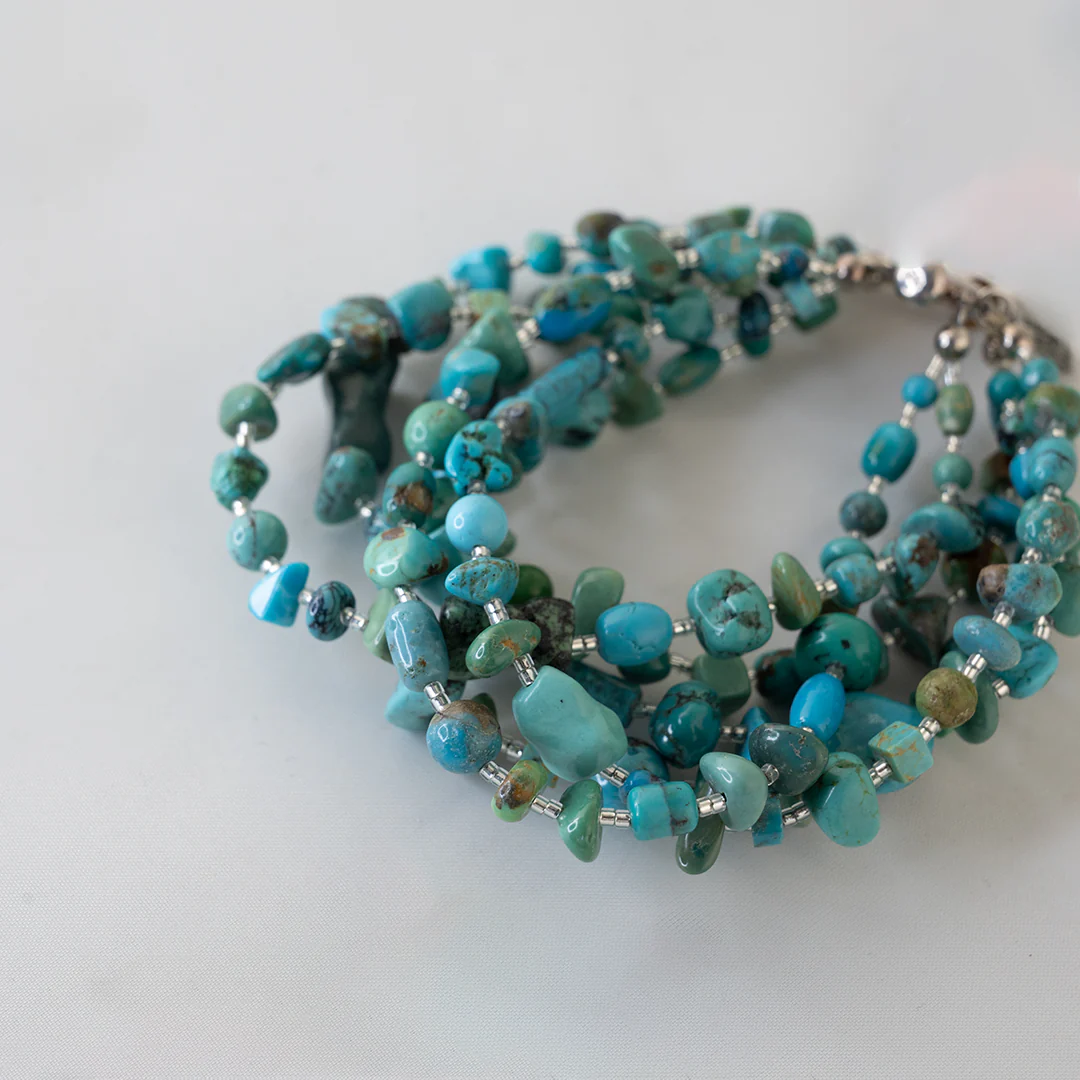 Paige Wallace 6 Strand Bead Mix Bracelet - Image 2
