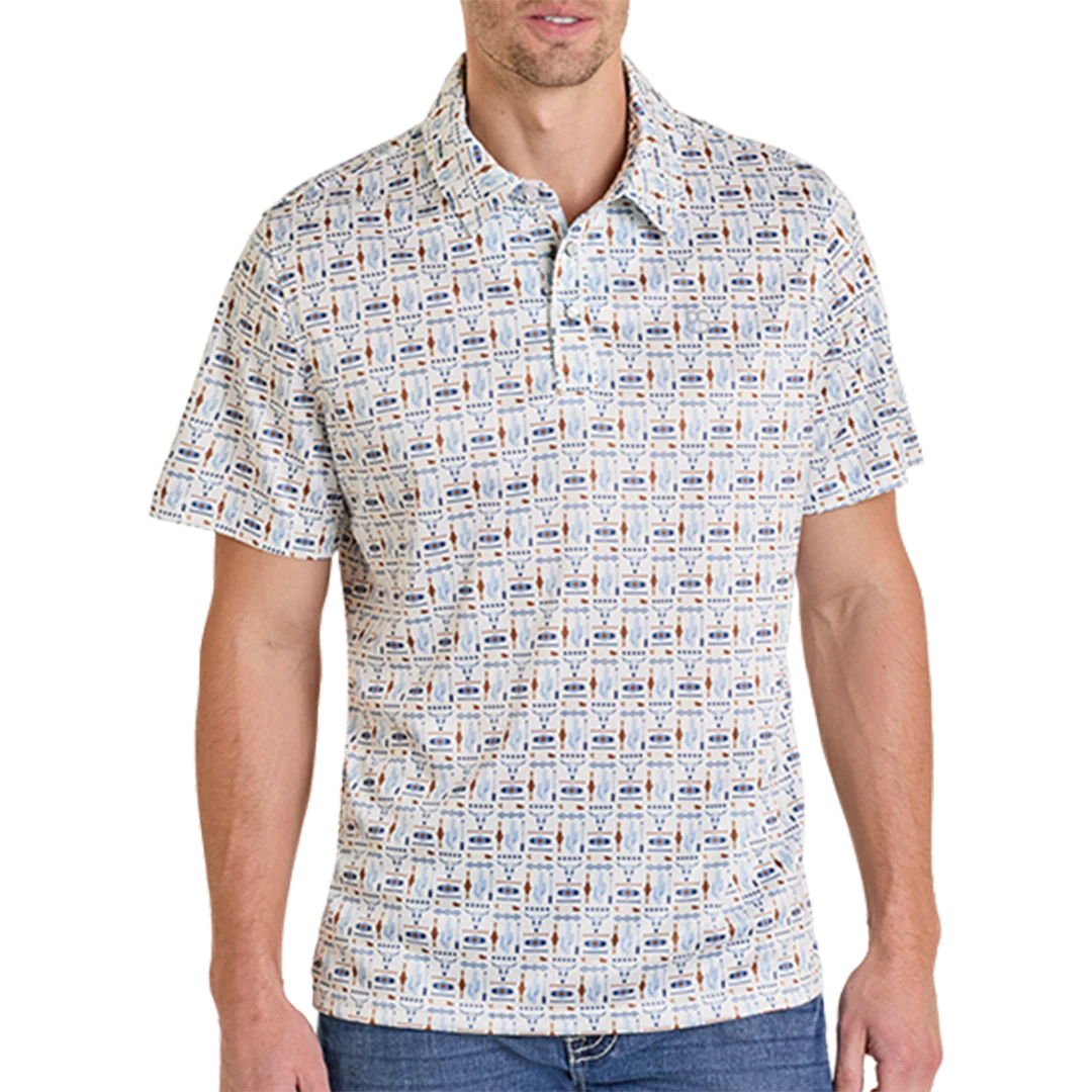 Panhandle Men's Print Performance Polo