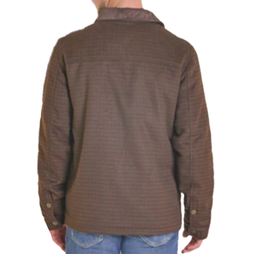 Powder River Outfitters Men's Gingham With Micro Suede Cambridge Coat - Image 2