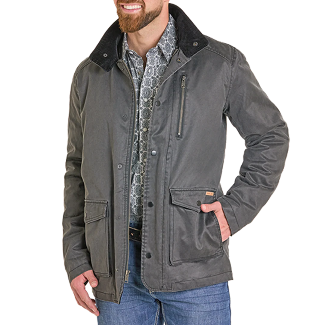 Powder River Outfitters Men's Oil Skin Coat