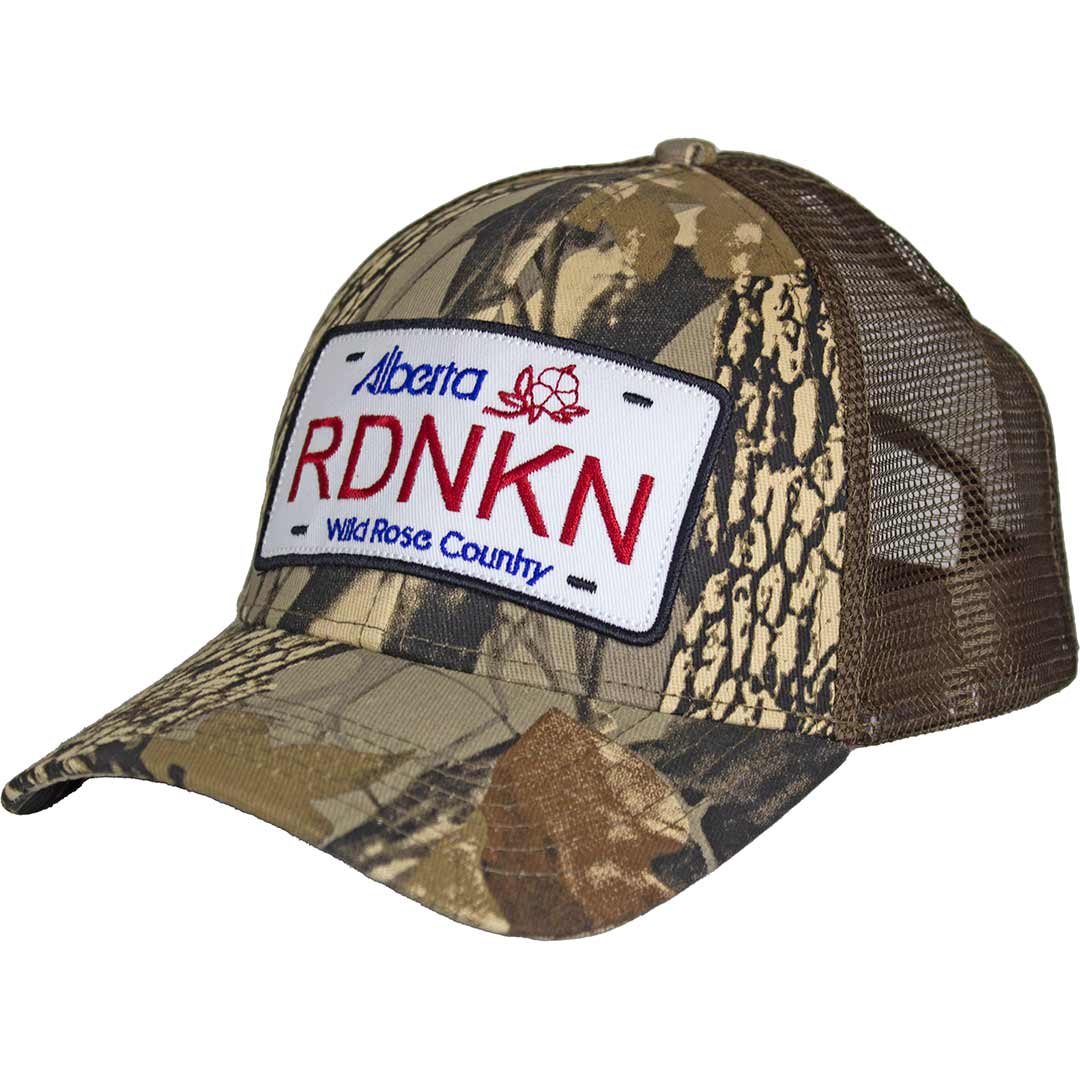 Rdnkn' Men's Alberta RDNKN Camo Snap Back Trucker Cap