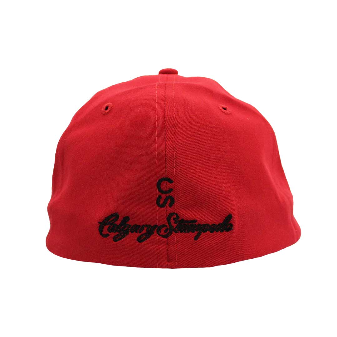 Red Flex Fit Calgary Stampede Logo Cap - Image 3