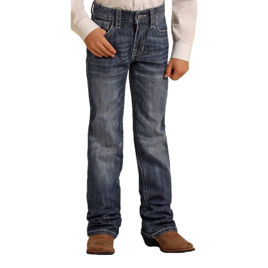 Rock & Roll Denim Boys' Bootcut Jeans - Image 2