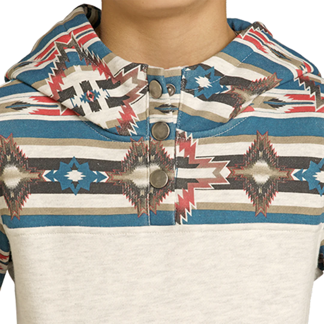 Rock & Roll Denim Boys' Color-Blocked Hoodie - Image 3