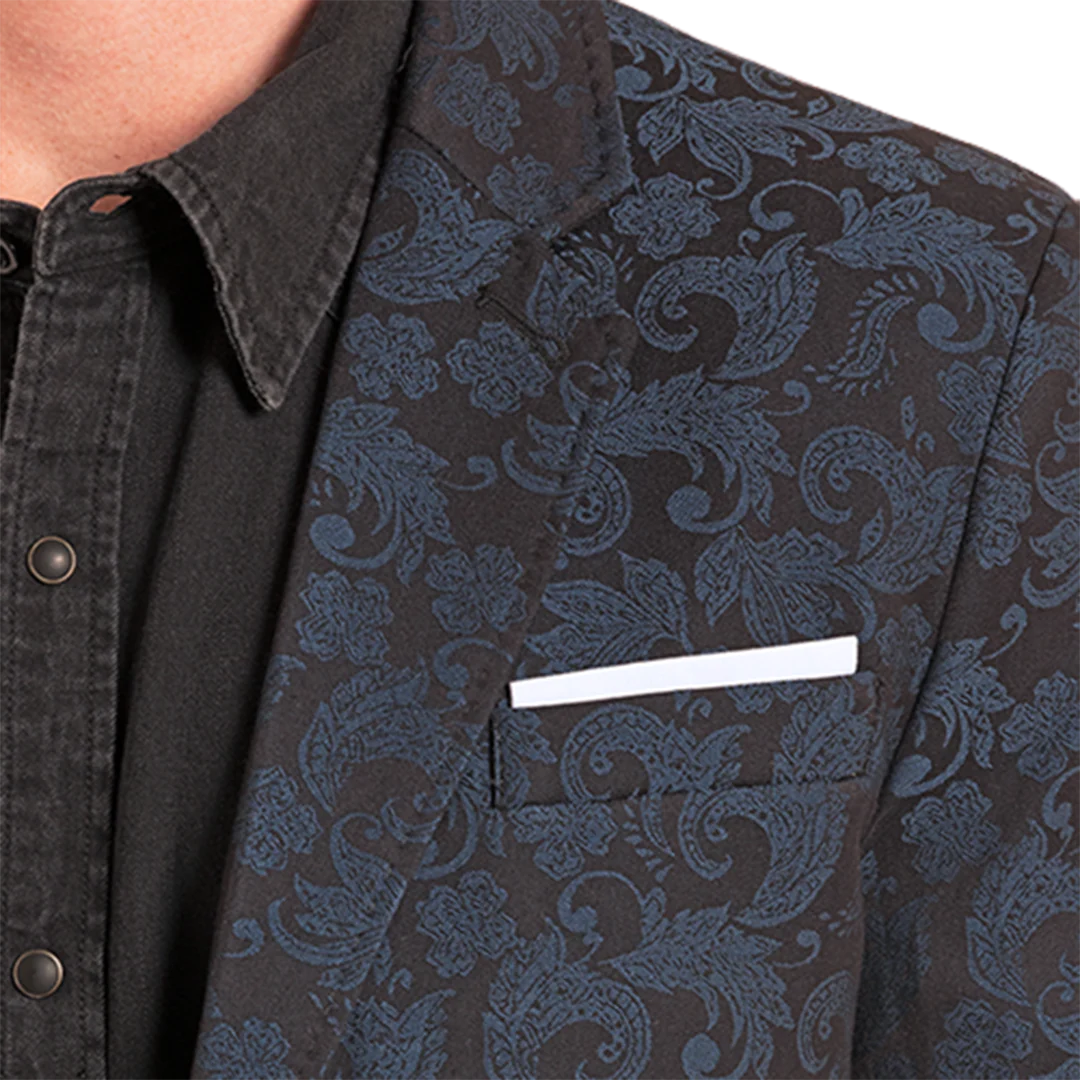 Rock & Roll Denim Men's Paisley Sport Coat - Image 3