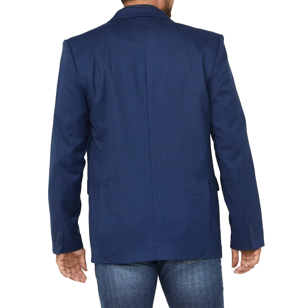 Rock & Roll Denim Men's Plaid Sport Coat - Image 2