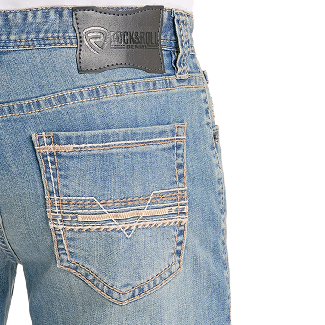 Rock & Roll Denim Men's Revolver Rope Slim Straight Jeans - Image 3