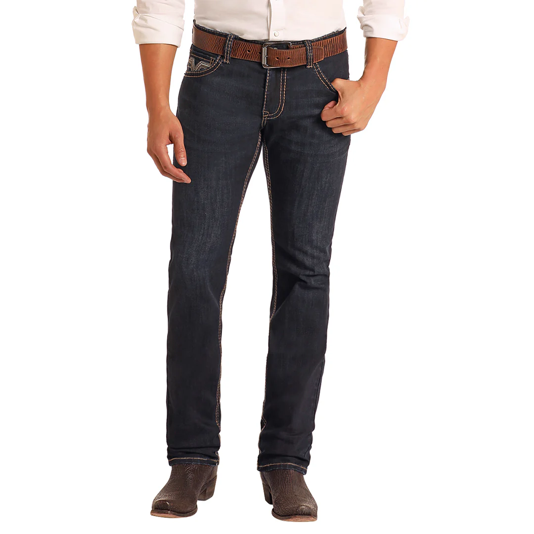 Rock & Roll Denim Men's Rifle Skinny Jeans - Image 2