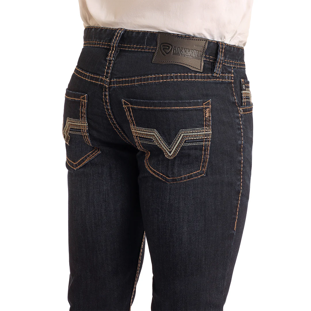 Rock & Roll Denim Men's Rifle Skinny Jeans - Image 3