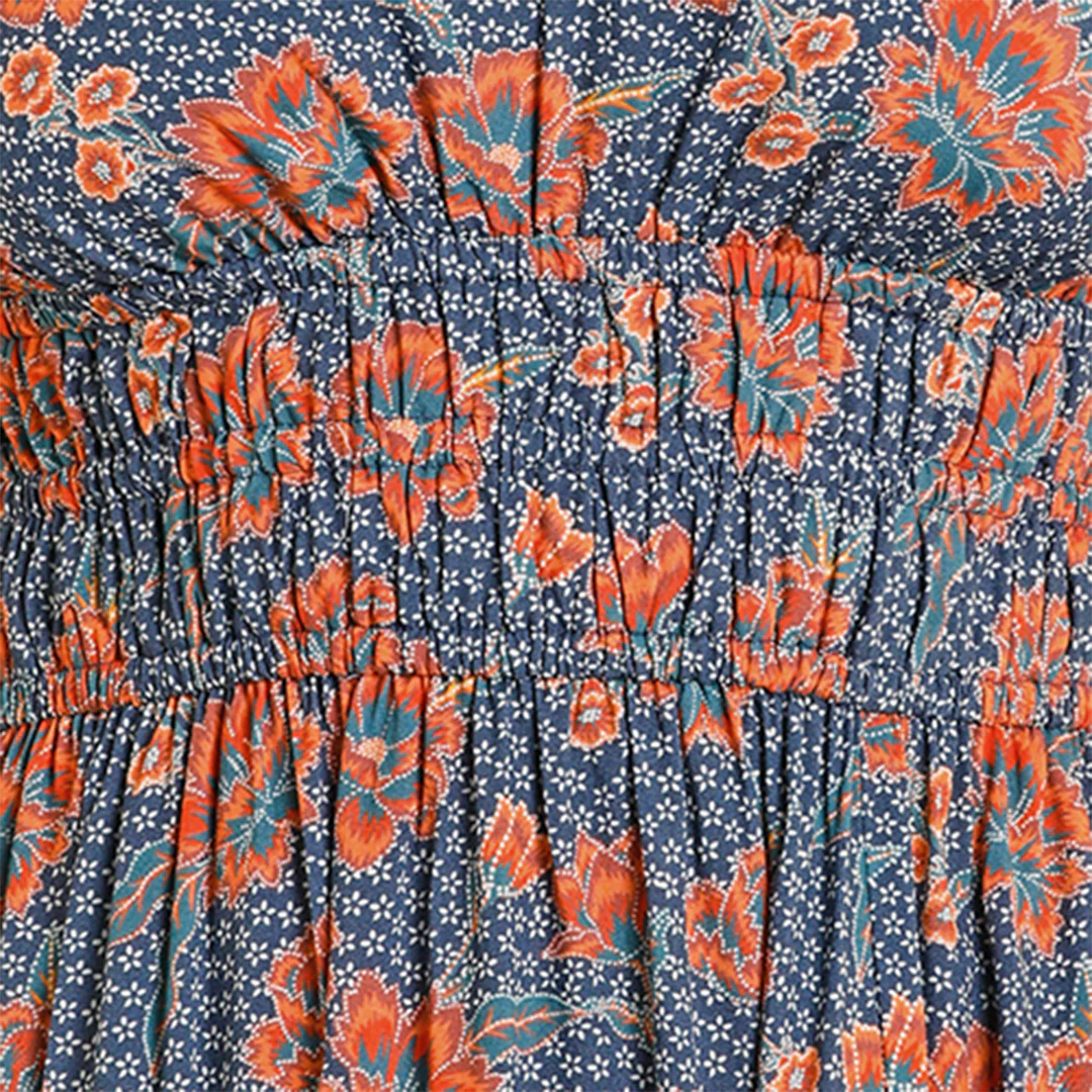 Rock & Roll Denim Women's Floral Print Maxi Dress - Image 3