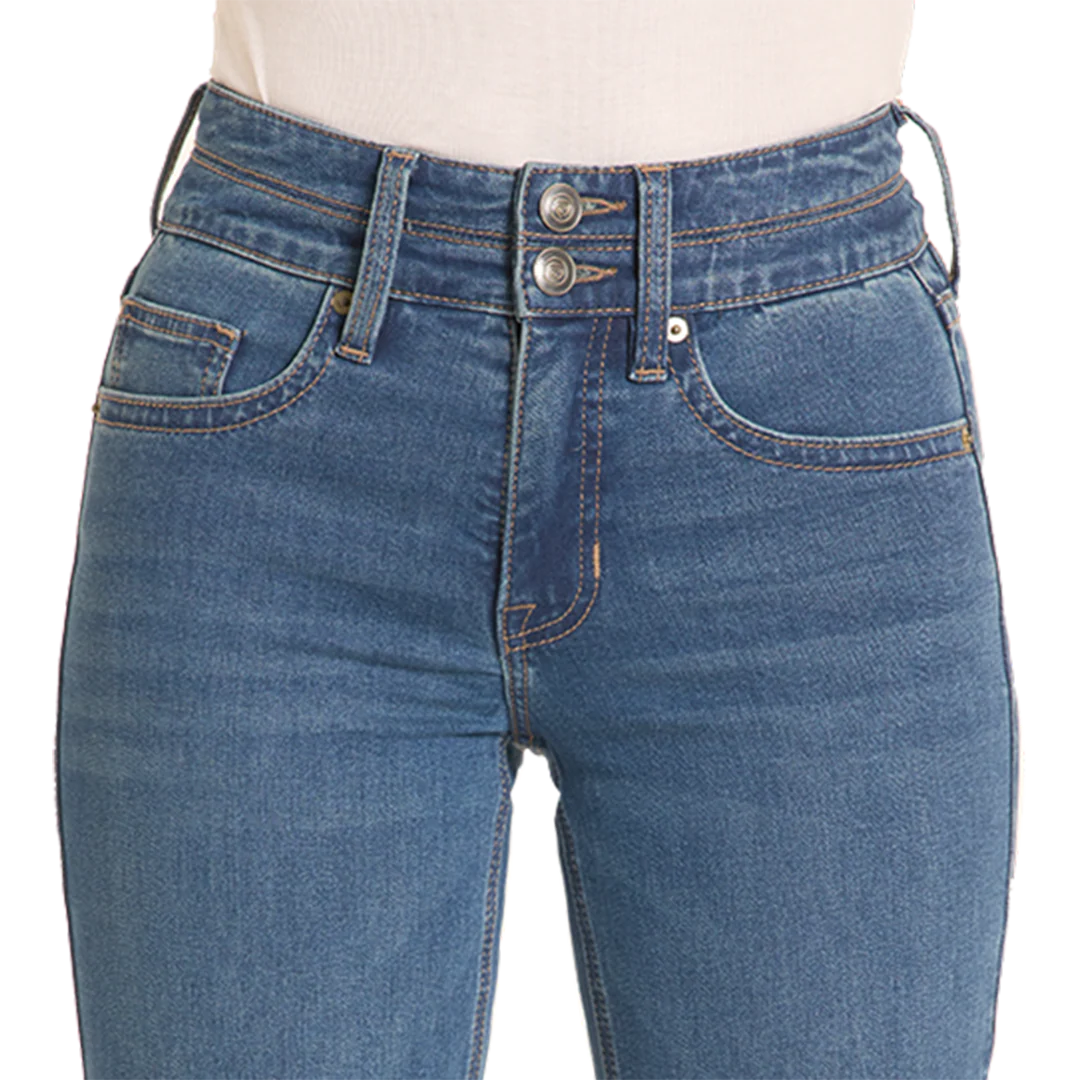 Rock & Roll Denim Women's High Rise Classic Pocket Trousers Jean - Image 4
