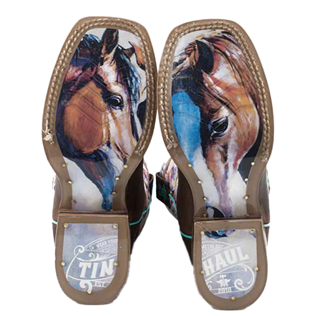 Tin Haul Girls' Best Friend Sole Cowgirl Boots - Image 2