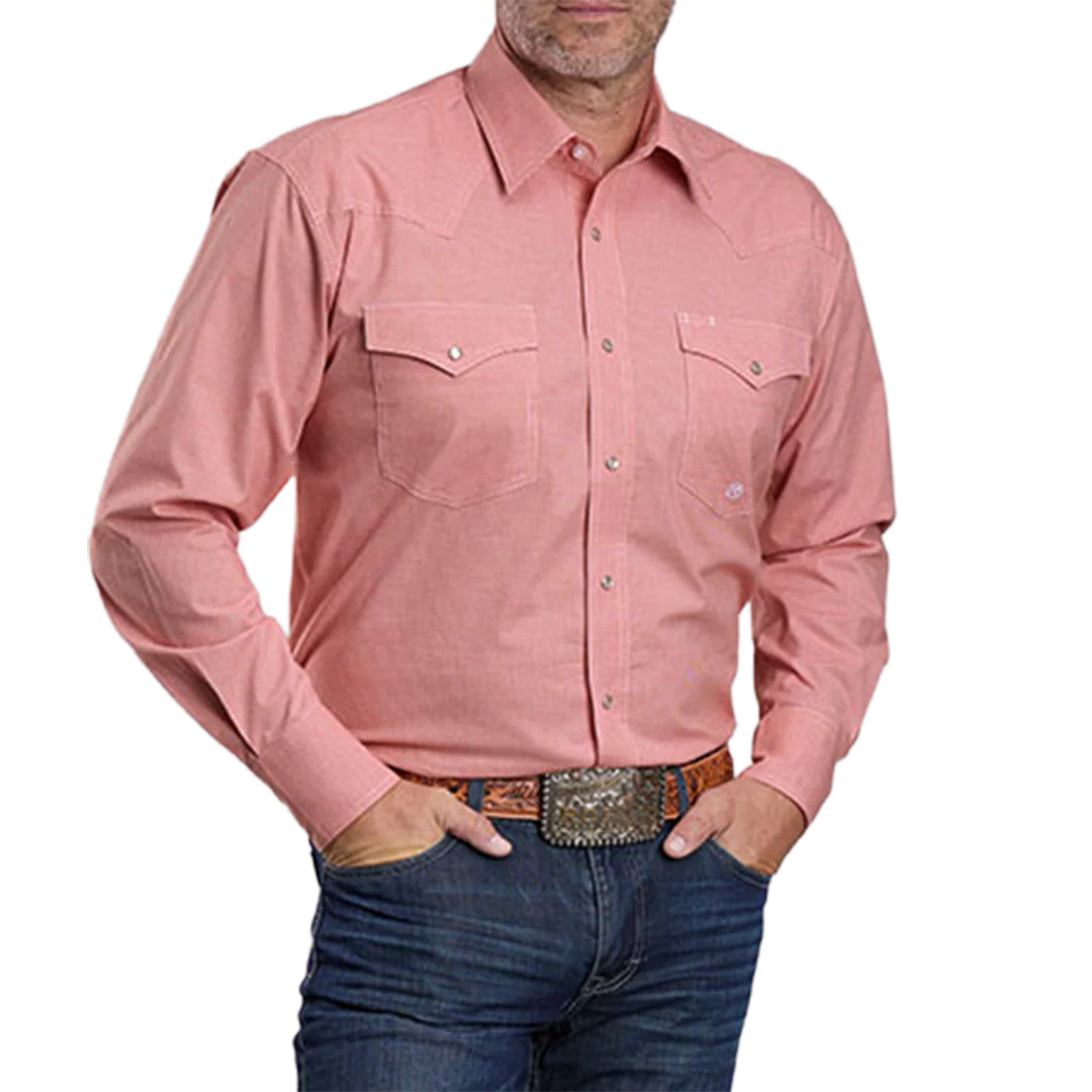 Roper Men's Amarillo Collection Long Sleeve Snap Shirt