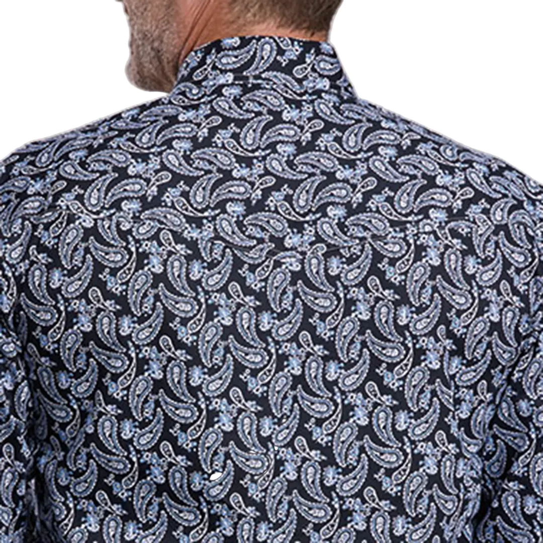 Roper Men's Amarillo Collection Paisley Printed Long Sleeve Snap Shirt - Image 2