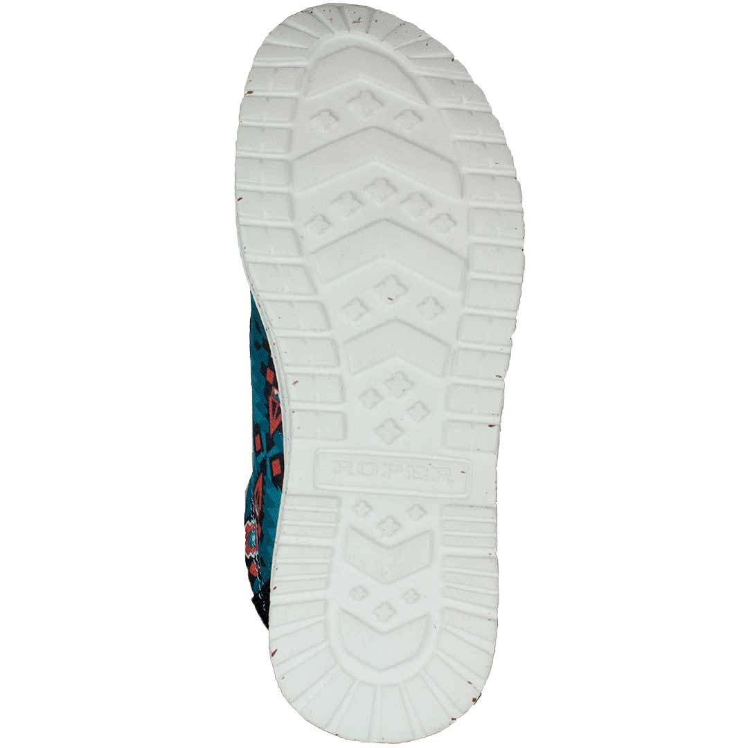 Roper Women's Aztec Canvas Slip-On Shoes - Image 7