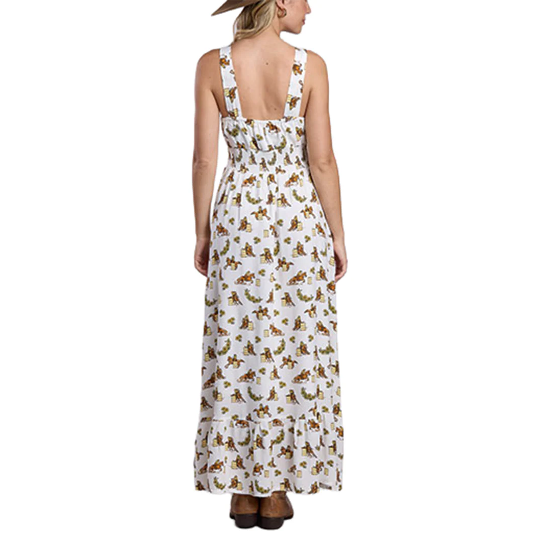 Roper Women's Barrel Racers Print Maxi Dress - Image 2