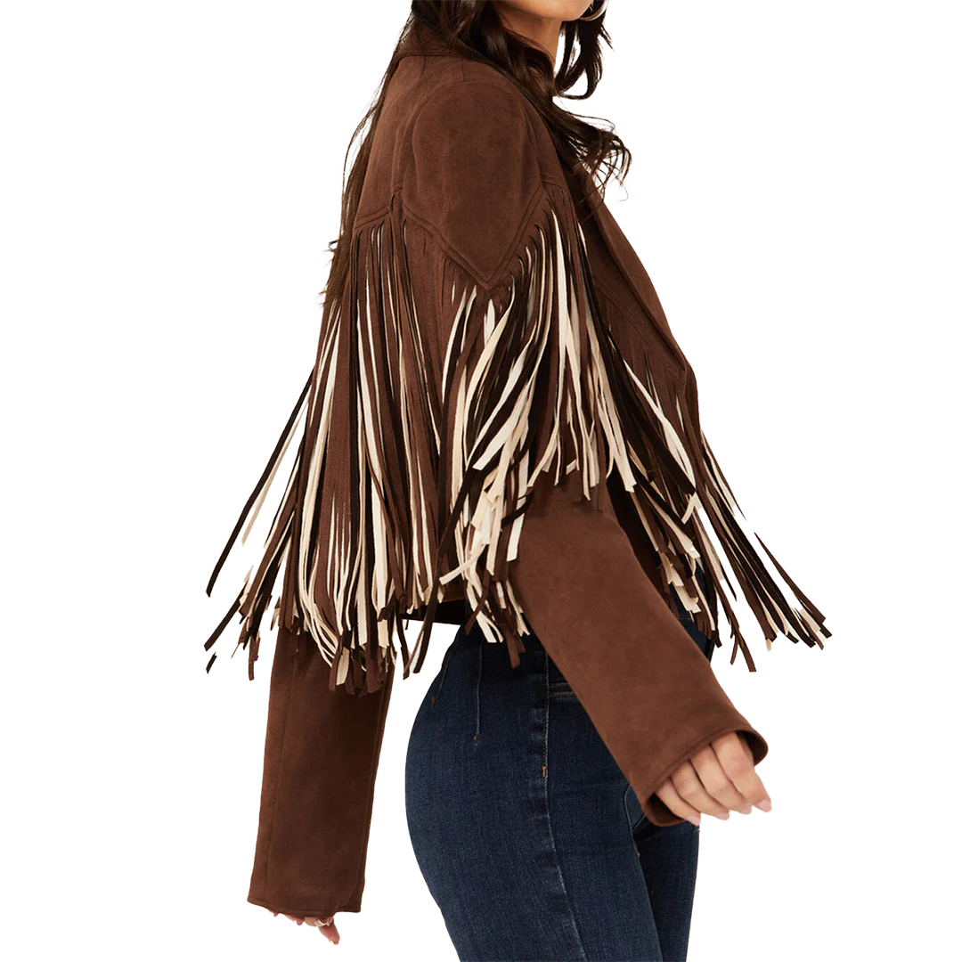 Saints & Hearts Women's Tone Fringe Jacket - Image 2