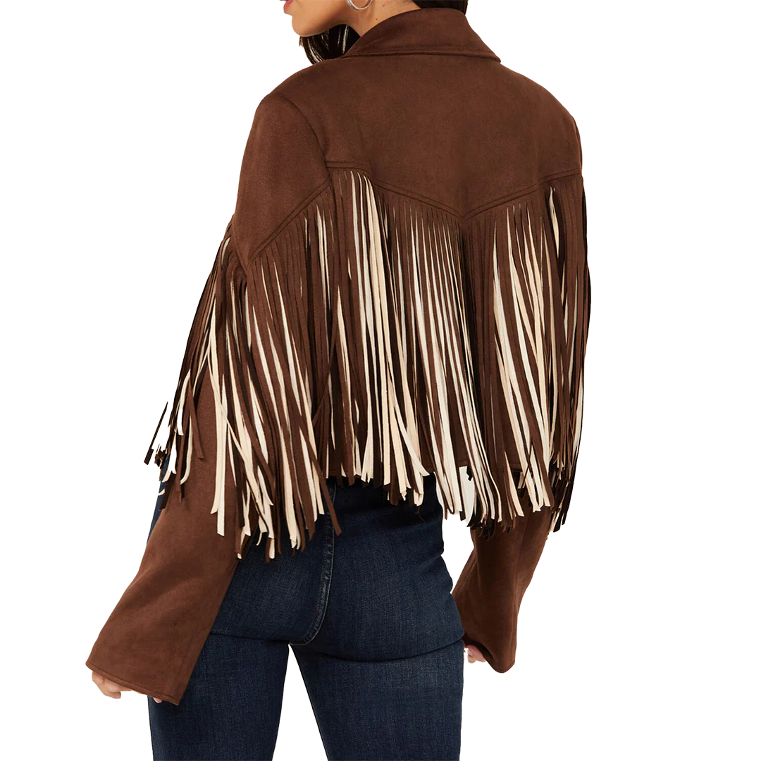 Saints & Hearts Women's Tone Fringe Jacket - Image 3