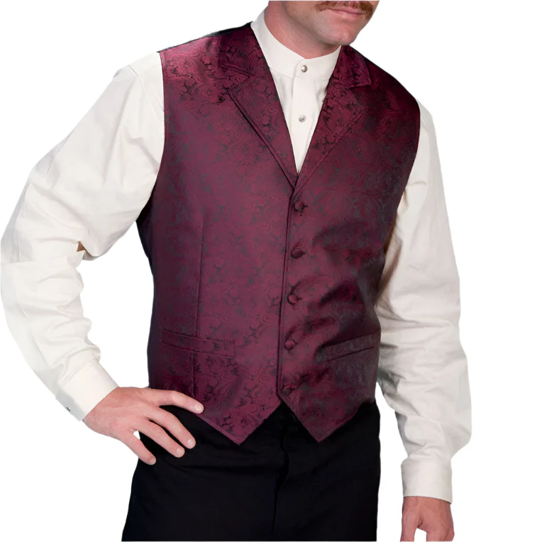 Scully Men's RangeWear Paisley Vest - Image 2
