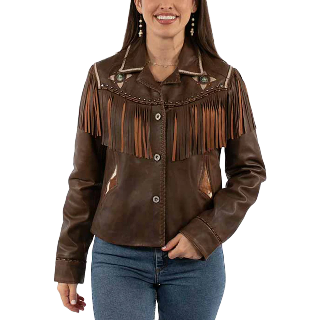 Scully Women's Concho Fringe Jacket