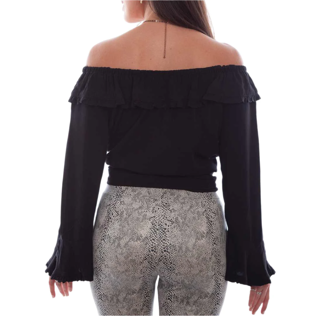 Scully Women's Off Shoulder Button-Down Blouse - Image 6
