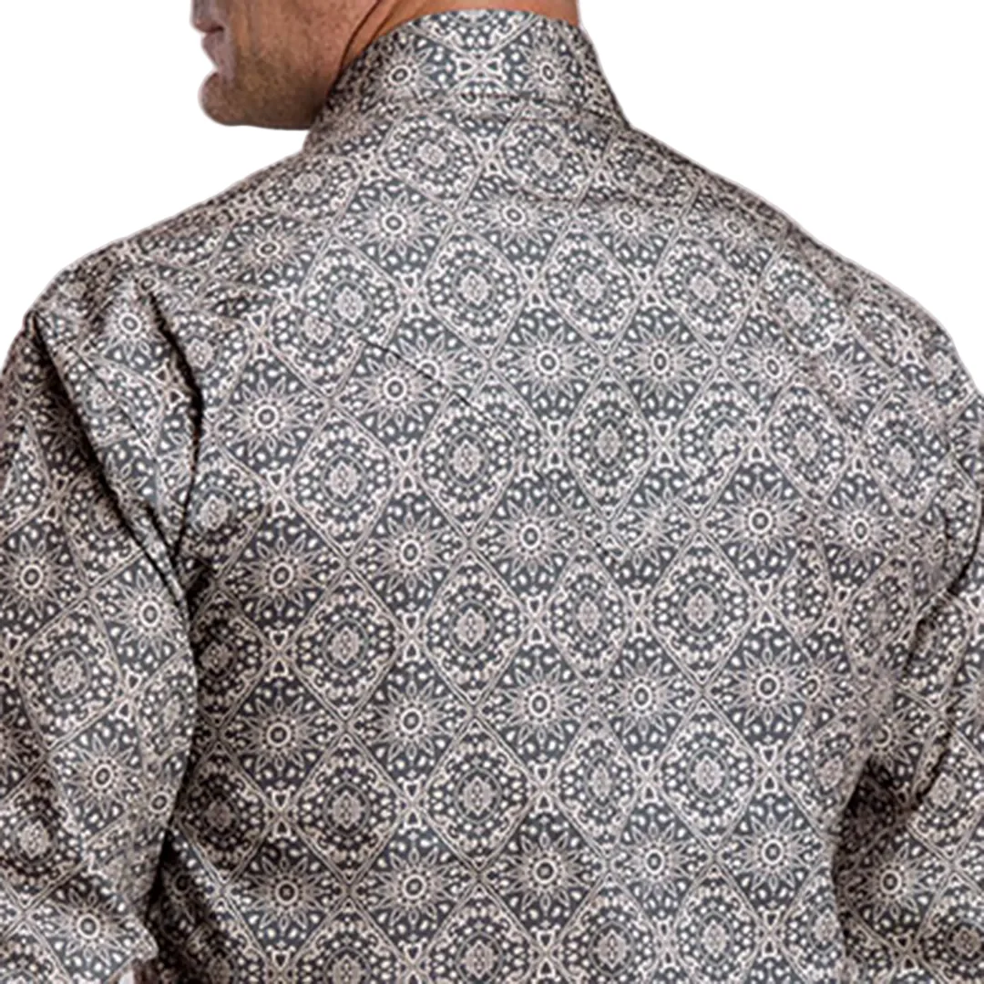 Stetson Men's Bandana Print Long Sleeve Snap Shirt - Image 2