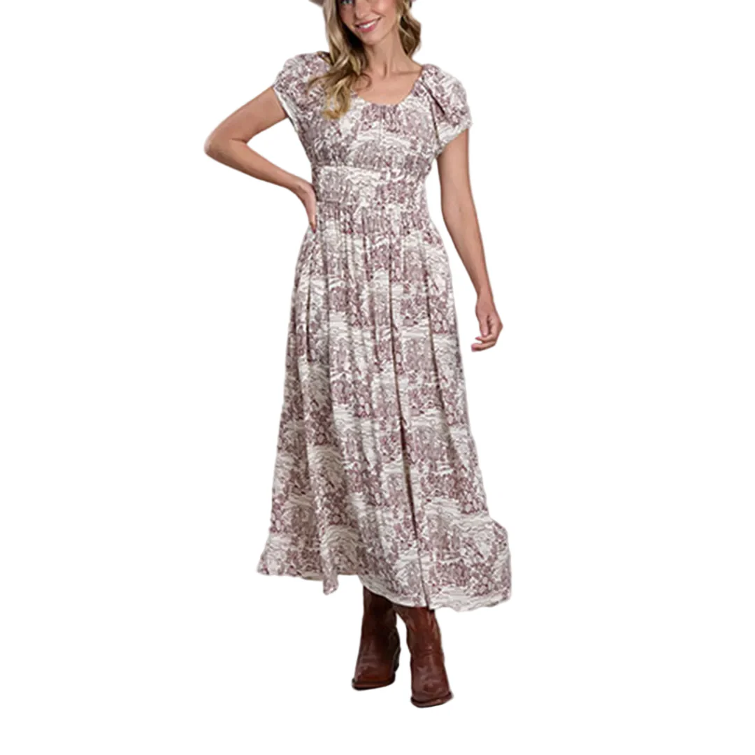 Stetson Women's Desert Toile Print Long Dress